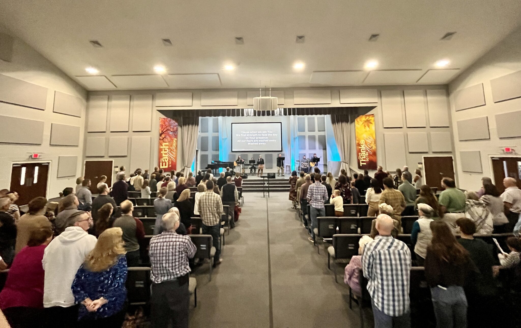 congregation worship from back | Fairland Brethren In Christ